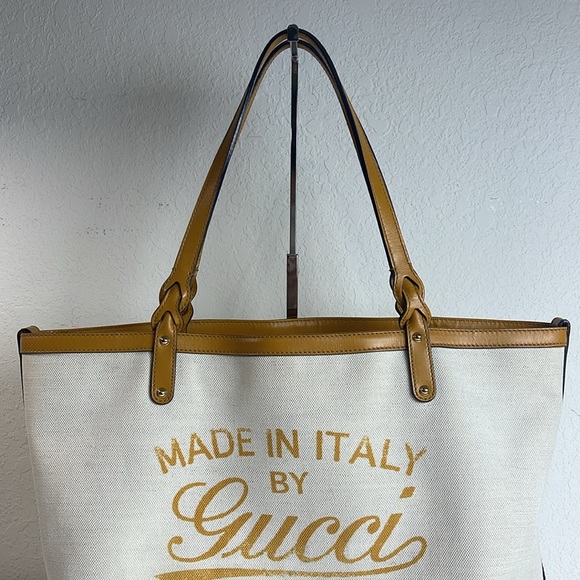Made in Italy by Gucci canvas tote - Picture 3 of 14